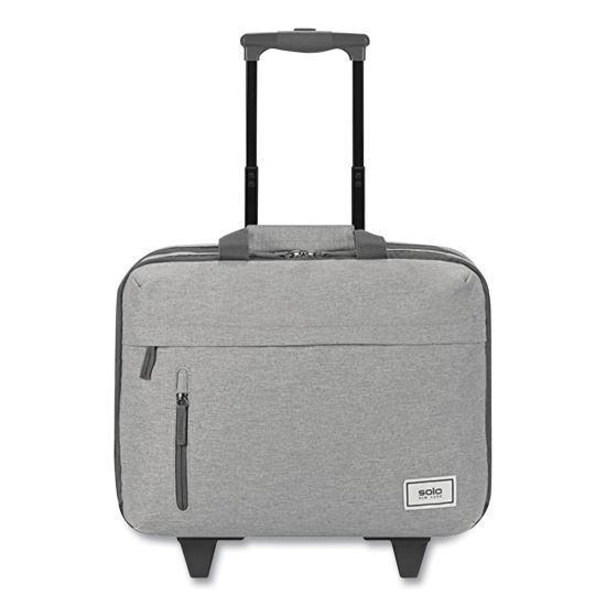 Re:Start Underseat Rolling Case, 15.6”, 16 x 6 x 14, Light Gray1