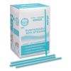 Marine Biodegradable Straws, 7.75", Ocean Blue, 6,000/Carton1