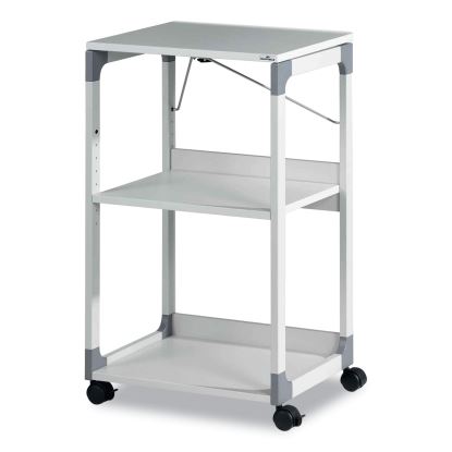 3-Tier Multimedia Trolley for Projectors, Metal, 3 Shelves, 20 x 17 x 34.75, Gray1