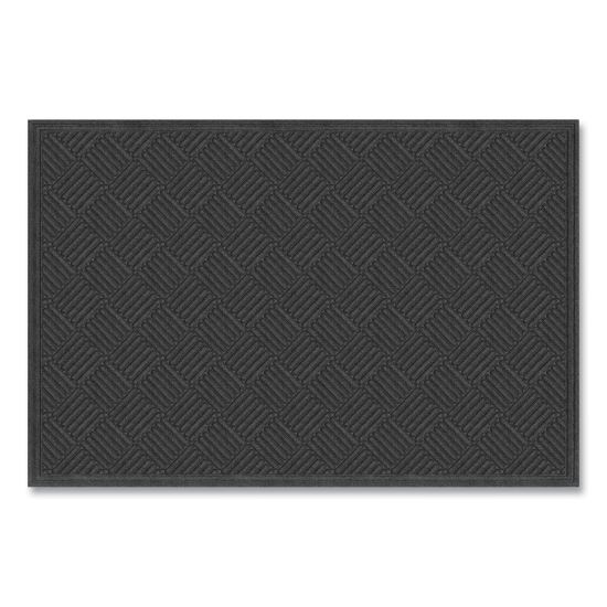 Ecomat Crosshatch Entry Mat, 48 x 27, Charcoal1