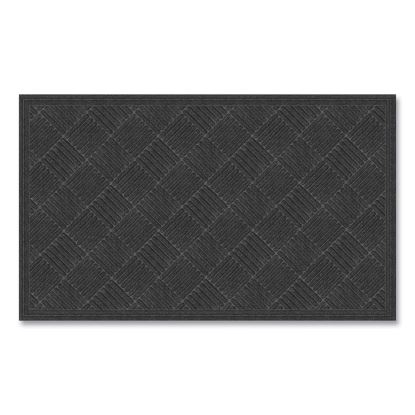 Ecomat Crosshatch Entry Mat, 36 x 60, Charcoal1