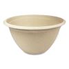 Fiber Bowls, 12 oz, 4.5" dia x 2.5" h, Natural, Paper, 500/Carton1