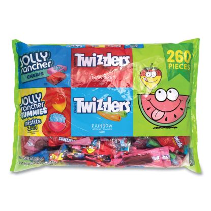 Twizzlers and Jolly Rancher Sweets Assortment Bulk Variety, Assorted Flavors, 260/Pack, Ships in 1-3 Business Days1