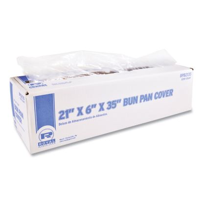 Bun Pan Bag, 0.9 mil, 6" x 21" x 35", Clear, 200/Carton1