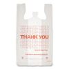 Thank You Bags, 13" x 23" x 23", Red/White, 1,000/Carton1