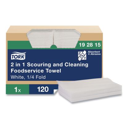 2 in 1 Wiper, 1-Ply, 13" x 21", White, 120/Carton1