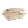 Nourish Molded Fiber Takeout Containers, 6.1 x 9 x 2.9, Natural, Sugarcane, 200/Carton1