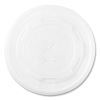 115-Series Flat Hot Lids, For Use With 115-Series Soup Containers, White, Plastic, 500/Carton1