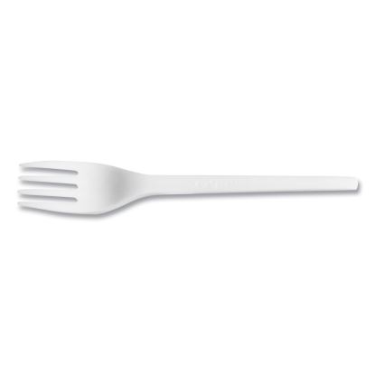 White CPLA Cutlery, Fork, 1,000/Carton1