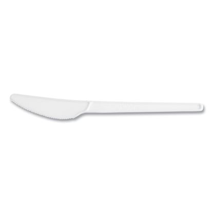 White CPLA Cutlery, Knife, 1,000/Carton1