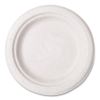 Nourish Molded Fiber Tableware, Plate, 6", White, 1,000/Carton1