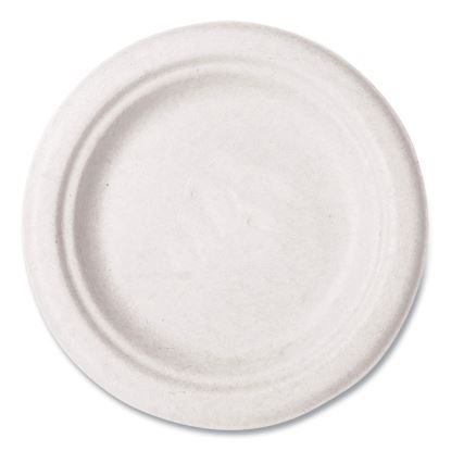 Nourish Molded Fiber Tableware, Plate, 6", White, 1,000/Carton1