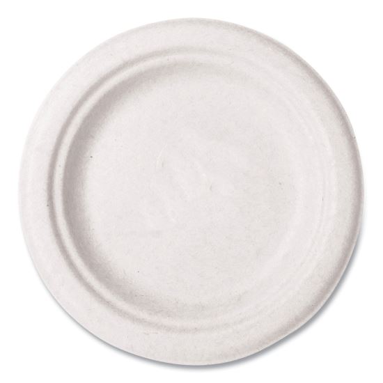 Nourish Molded Fiber Tableware, Plate, 6", White, 1,000/Carton1