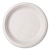 Nourish Molded Fiber Tableware, Plate, 9" Diameter, White, 500/Carton1