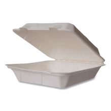 Nourish Molded Fiber Takeout Containers, 5 x 9 x 2, White, Sugarcane, 200/Carton1