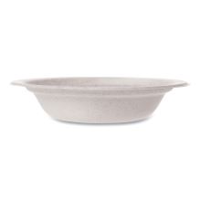 Molded Fiber Tableware, Bowl, 12 oz, White, 1,000/Carton1