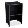 AV Cart/Lectern Base, 21.12 x 17.5 x 33.75, Black, Ships in 1-3 Business Days1