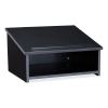 Tabletop Lectern, 23.75 x 19.87 x 13.75, Black, Ships in 1-3 Business Days1