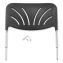 Backrest for NPS 6600 Series Elephant Z-Stools, 16.25 x 4.5 x 19, Plastic/Steel, Black, Ships in 1-3 Business Days1