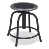 6800 Series Height Adjustable Metal Seat Swivel Stool, Supports 300lb, 18"-24" Seat Ht, Black Seat/Base,Ships in 1-3 Bus Days1