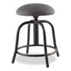 6800 Series Height Adj Fabric Seat Stool, Supports 300 lb, 18" to 25" Height, Charcoal Seat/Black Base, Ships in 1-3 Bus Days1