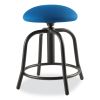 6800 Series Height Adj Fabric Padded Seat Stool, Support 300lb, 18"-25" Ht, Cobalt Blue Seat/Black Base,Ships in 1-3 Bus Days1