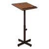 Portable Presentation Lectern Stand, 20 x 18.25 x 44, Medium Oak, Ships in 1-3 Business Days1