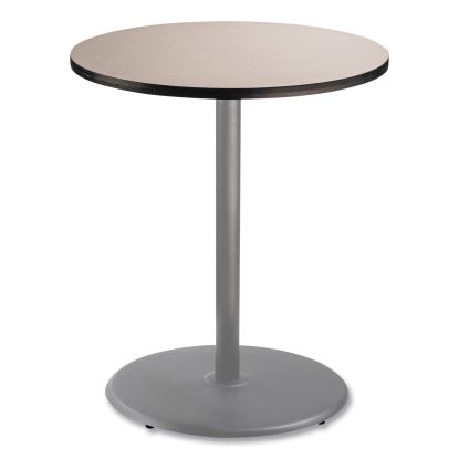 Cafe Table, 36" Diameter x 42h, Round Top/Base, Gray Nebula Top, Gray Base, Ships in 7-10 Business Days1