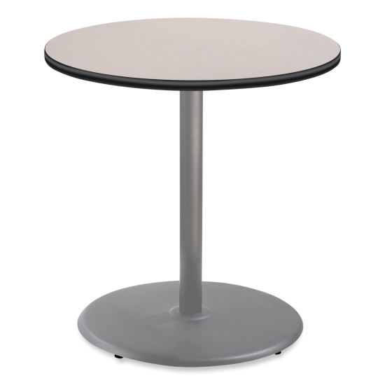 Cafe Table, 36" Diameter x 36h, Round Top/Base, Gray Nebula Top, Gray Base, Ships in 7-10 Business Days1