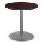 Cafe Table, 36" Diameter x 36h, Round Top/Base, Mahogany Top, Gray Base, Ships in 7-10 Business Days1