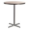 Cafe Table, 36" Diameter x 42h, Round Top/X-Base, Gray Nebula Top, Gray Base, Ships in 7-10 Business Days1