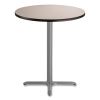 Cafe Table, 36" Diameter x 42h, Round Top/X-Base, Gray Nebula Top, Gray Base, Ships in 7-10 Business Days2