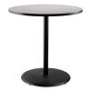 Cafe Table, 36" Diameter x 42h, Round Top/Base, Gray Nebula Top, Black Base, Ships in 7-10 Business Days1