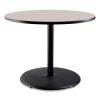 Cafe Table, 36" Diameter x 30h, Round Top/Base, Gray Nebula Top, Black Base, Ships in 7-10 Business Days1