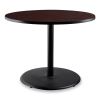 Cafe Table, 36" Diameter x 30h, Round Top/Base, Mahogany Top, Black Base, Ships in 7-10 Business Days1