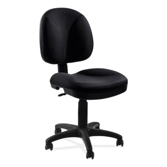 Comfort Task Chair, Supports Up to 300 lb, 19" to 23" Seat Height, Black Seat/Back, Black/Base, Ships in 1-3 Business Days1