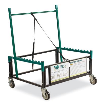 Table Assist Dolly, 1,000 lb Capacity, 38 x 30 x 44.5, Black/Green, Ships in 1-3 Business Days1