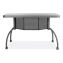 Teacher's WorkPod Desk, 48" x 24" x 30", Charcoal Slate, Ships in 1-3 Business Days1
