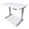 Electric Height Adjustable Standing Desk, 36 x 23.6 x 38.7 to 48.4, White, Ships in 1-3 Business Days1