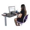 Electric Height Adjustable Standing Desk, 48 x 23.6 x 28.7 to 48.4, Black, Ships in 1-3 Business Days1