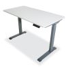 Electric Height Adjustable Standing Desk, 48 x 23.6 x 28.7 to 48.4, White, Ships in 1-3 Business Days1