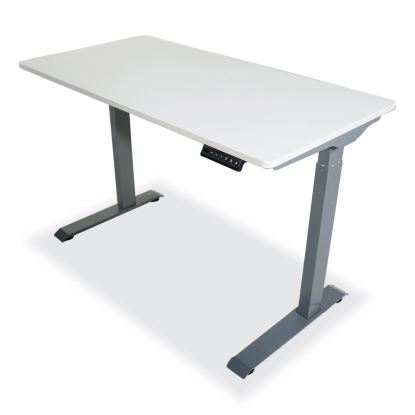 Electric Height Adjustable Standing Desk, 48 x 23.6 x 28.7 to 48.4, White, Ships in 1-3 Business Days1