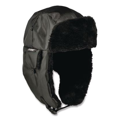 N-Ferno 6802ZI Zipper Trapper Hat + Universal Bump Cap, L/XL, Black, Ships in 1-3 Business Days1