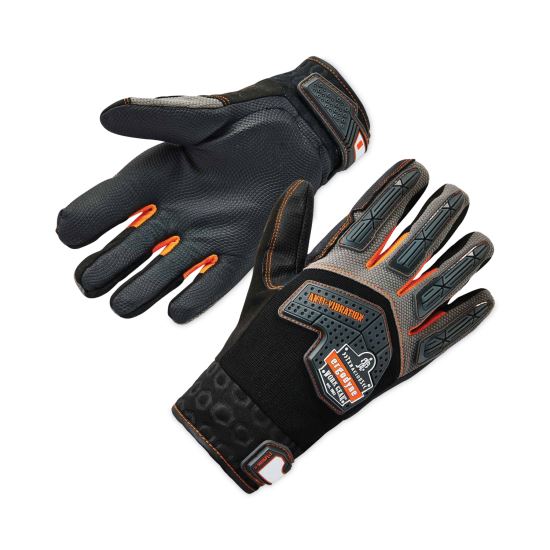 ProFlex 9015F(x) Certified Anti-Vibration Gloves and Dorsal Protection, Black, Small, Pair, Ships in 1-3 Business Days1