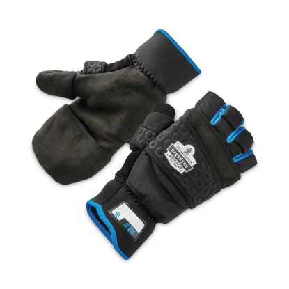 ProFlex 816 Thermal Flip-Top Gloves, Black, 2X-Large, Pair, Ships in 1-3 Business Days1