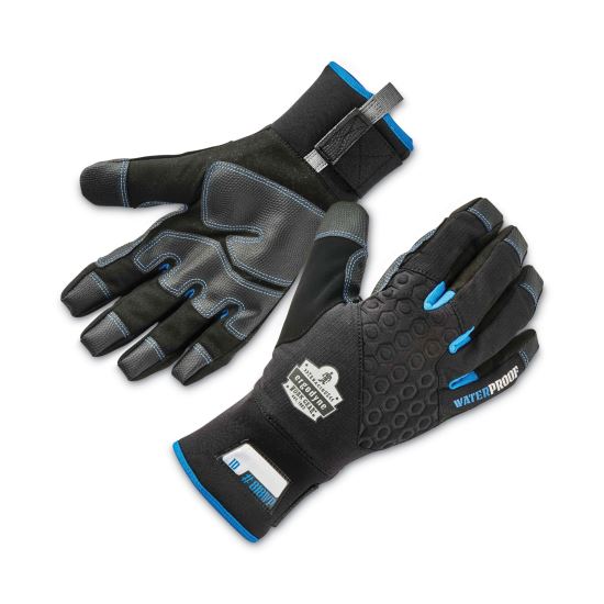 ProFlex 818WP Thermal WP Gloves with Tena-Grip, Black, Medium, Pair, Ships in 1-3 Business Days1