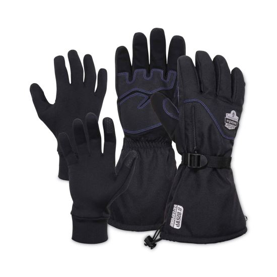ProFlex 825WP Thermal Waterproof Winter Work Gloves, Black, Large, Pair, Ships in 1-3 Business Days1