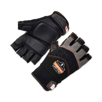 ProFlex 900 Half-Finger Impact Gloves, Black, Medium, Pair, Ships in 1-3 Business Days1