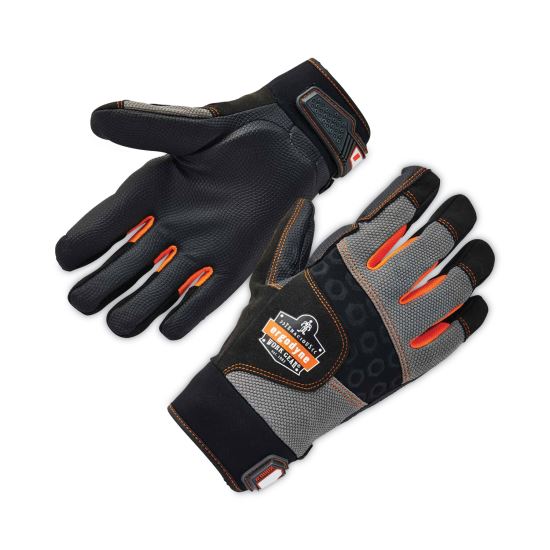 ProFlex 9002 Certified Full-Finger Anti-Vibration Gloves, Black, Small, Pair, Ships in 1-3 Business Days1