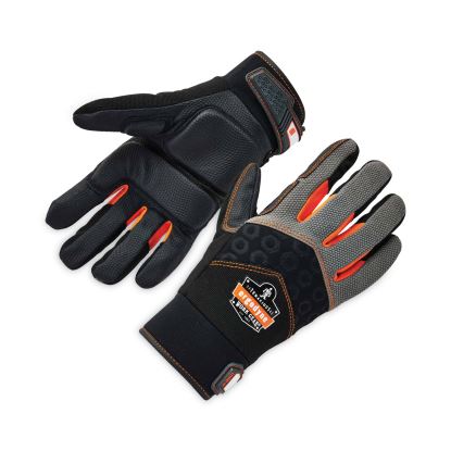 ProFlex 9001 Full-Finger Impact Gloves, Black, Medium, Pair, Ships in 1-3 Business Days1